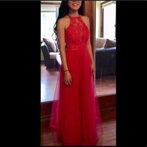 Red Camille La Vie Prom Dress